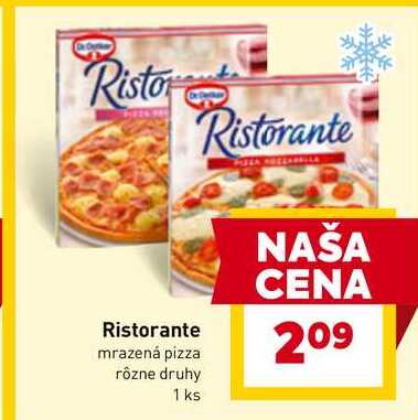 Dr. Oetker Ristorante mrazená pizza rôzne druhy 1 ks