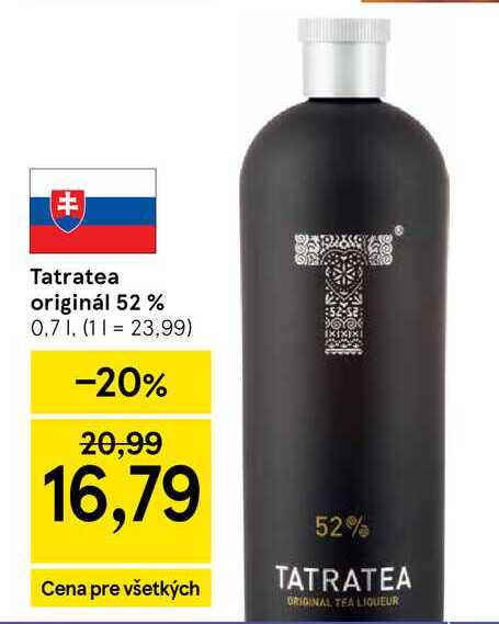 Karloff Tatratea 0,7 l 52%