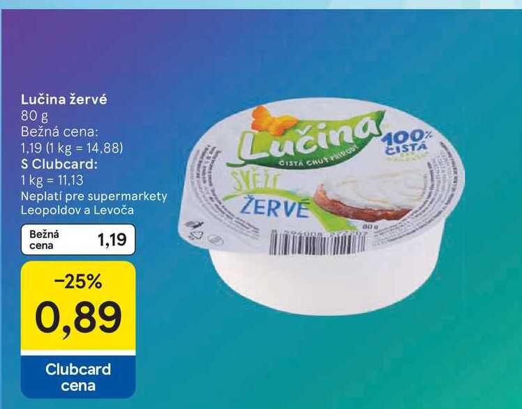 Lučina žervé 80 g