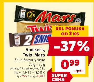 Snickers Čokoládová tyčinka 70 g