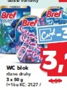 Bref Blue Aktiv WC záves