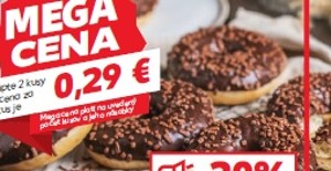Donut poliaty mliečnou čokoládou