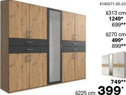 Šatníková skriňa TERENCE