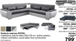 Sedacia súprava ROYAL U
