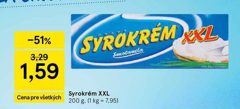 Syrokrém XXL 200 g