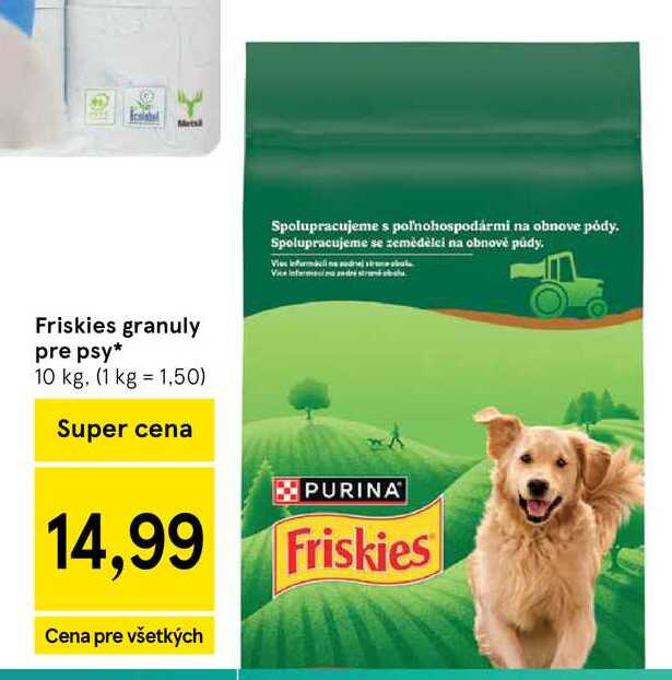 Friskies granuly pre psy 10 kg
