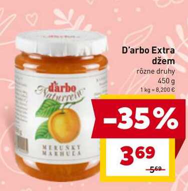 D'arbo Extra džem rôzne druhy 450 g