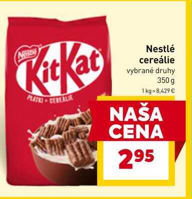 Nestlé cereálie vybrané druhy 350 g 
