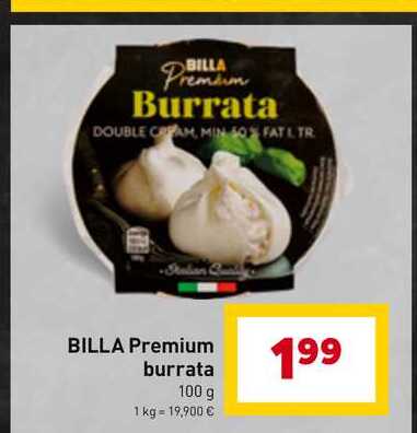 BILLA Premium burrata 100 g