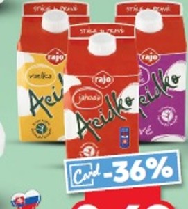 Rajo Acidko Zakysané mlieko