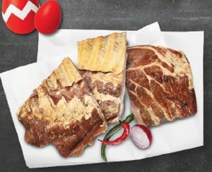 Údené bravčové rebierka z bôčika