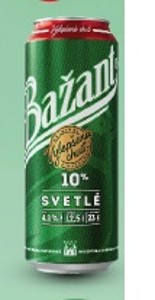 Zlatý Bažant Svetlé pivo v akcii