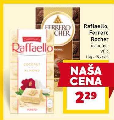 Ferrero Rocher čokoláda 90g 