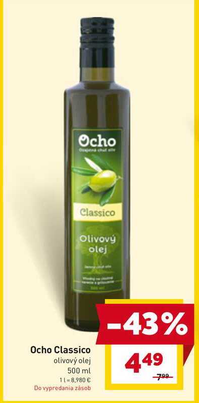 Ocho Classico olivový olej 500 ml