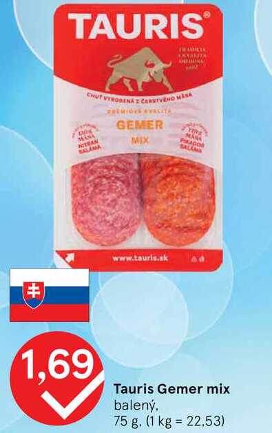 Tauris Gemer 75 g