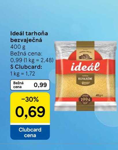 Ideál tarhoňa bezvaječná 400 g