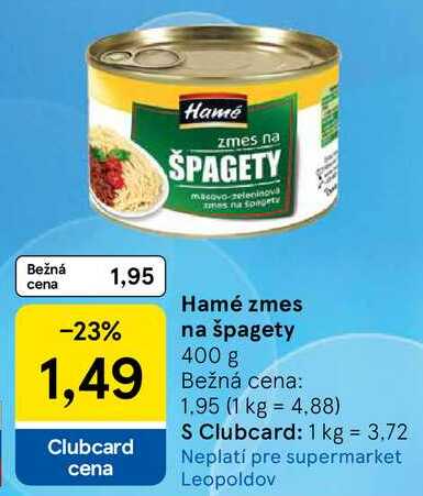 Hamé zmes na špagety 400 g