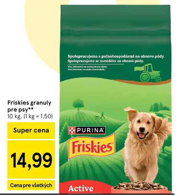 Friskies granuly pre psy 10 kg