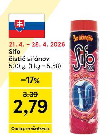 Sifo čistič sifónov 500 g