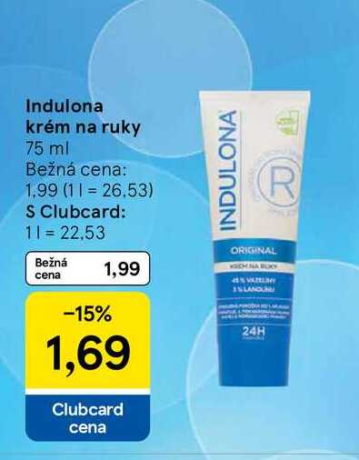 Indulona krém na ruky 75 ml 