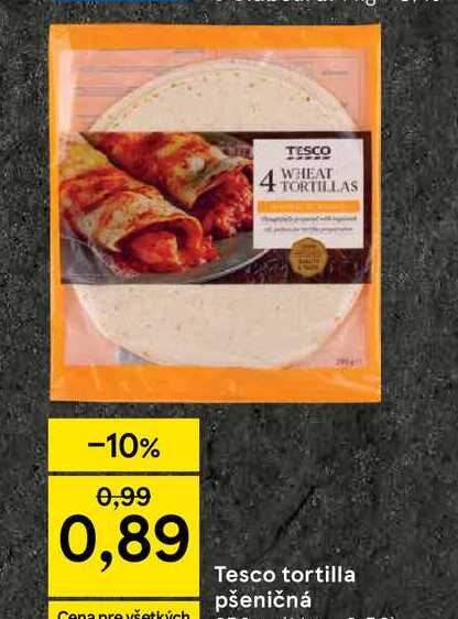 Tesco tortilla pšeničná