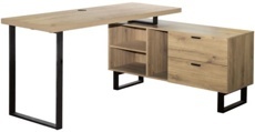 Rohový písací stôl