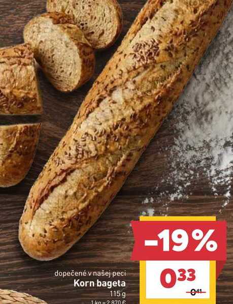 Korn bageta 115 g 