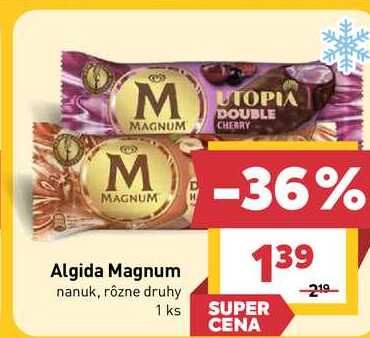 Algida Magnum nanuk, rôzne druhy 1 ks