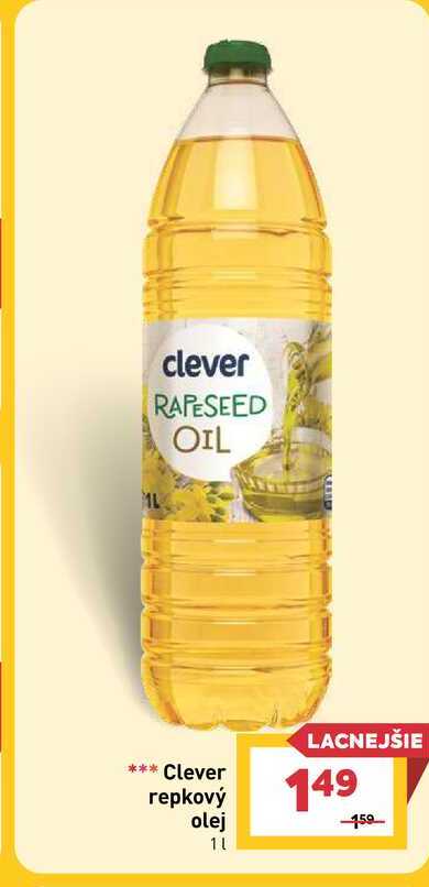 Clever repkový olej 1l