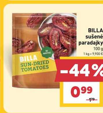 BILLA sušené paradajky 100 g 