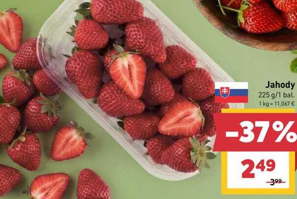 Jahody 225 g/1 bal. 