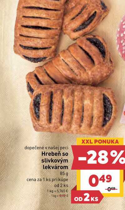 Hrebeň so slivkovým lekvárom 85 g 