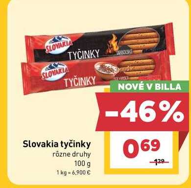 Slovakia tyčinky rôzne druhy 100 g