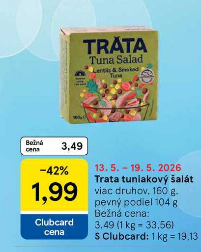 Trata tuniakový šalát 160 g