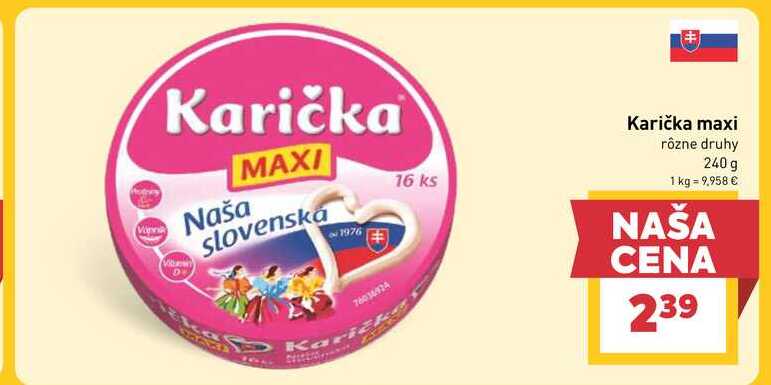 Karička maxi rôzne druhy 240g 