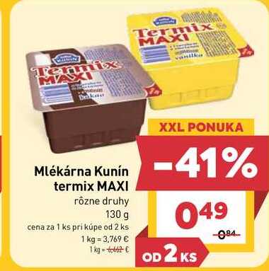 Kunín termix MAXI rôzne druhy 130 g