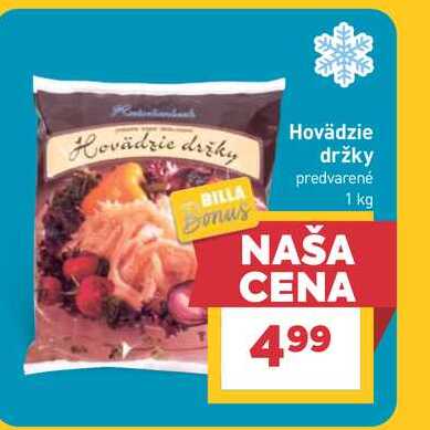 Hovädzie držky predvarené 1 kg 