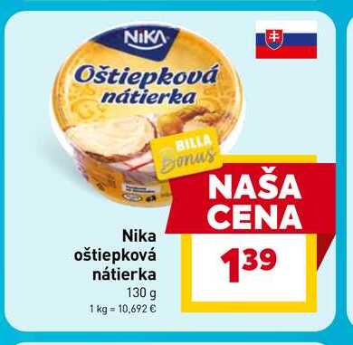 Nika oštiepková nátierka 130 g