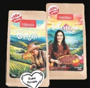 Veronia Zrnková káva v akcii