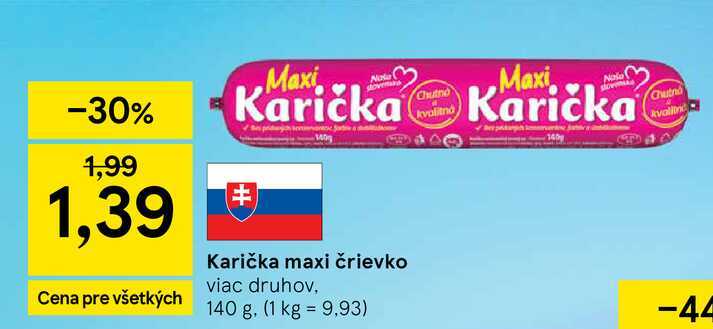 Karička maxi črievko viac druhov, 140 g