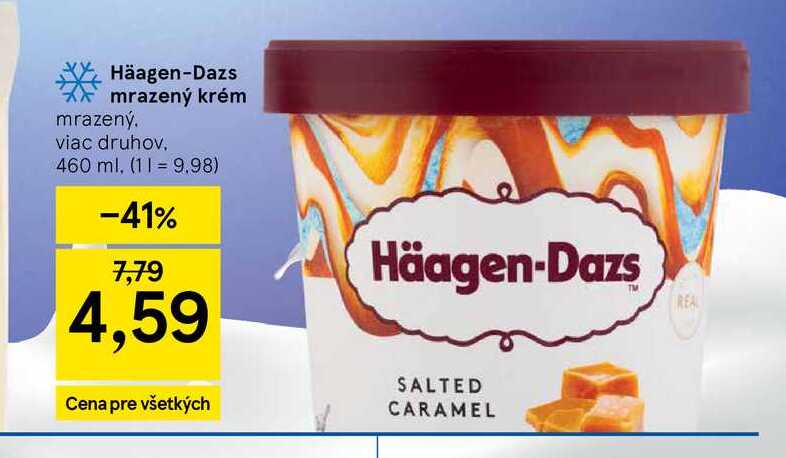 Häagen-Dazs mrazený krém mrazený 460 ml