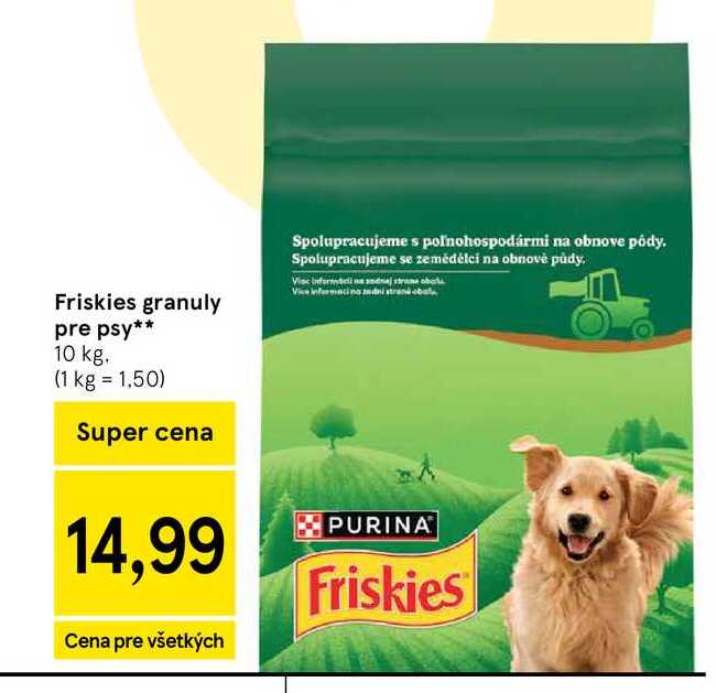Friskies granuly pre psy 10 kg