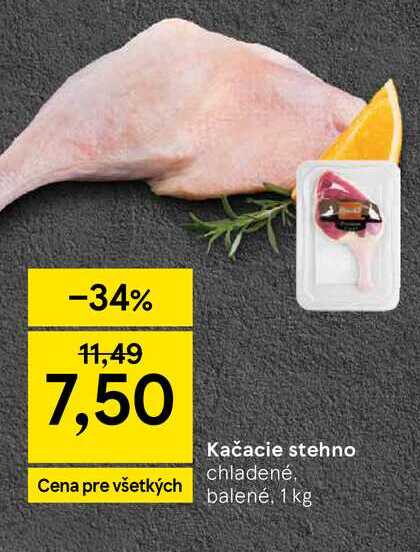 Kačacie stehno chladené, balené 1 kg