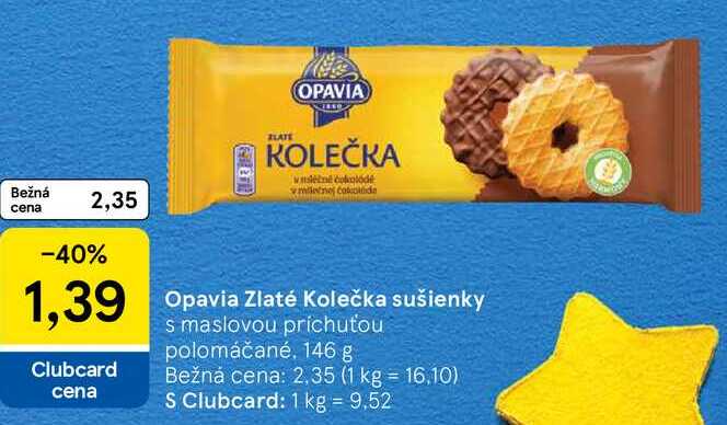 Opavia Zlaté kolečka 146 g