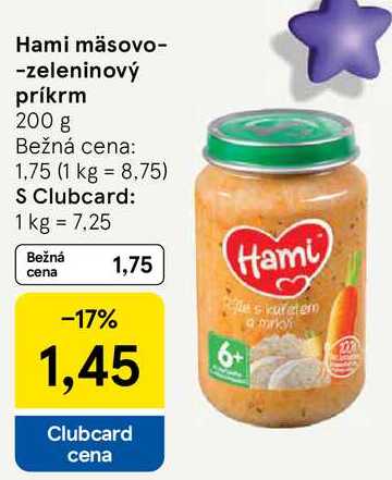 Hami mäsovo-zeleninový príkrm 200 g 