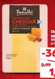 K-Favourites Cheddar plátky