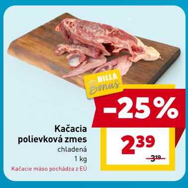 Kačacia polievková zmes chladená 1 kg 