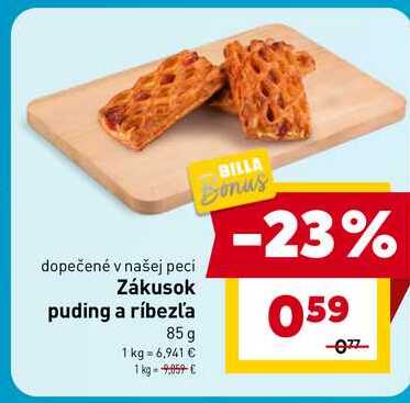 Zákusok puding a ríbezľa 85 g 