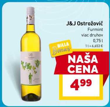 J&J Ostrožovič 0,75l