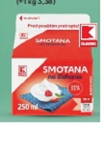K-Classic Smotana na šľahanie